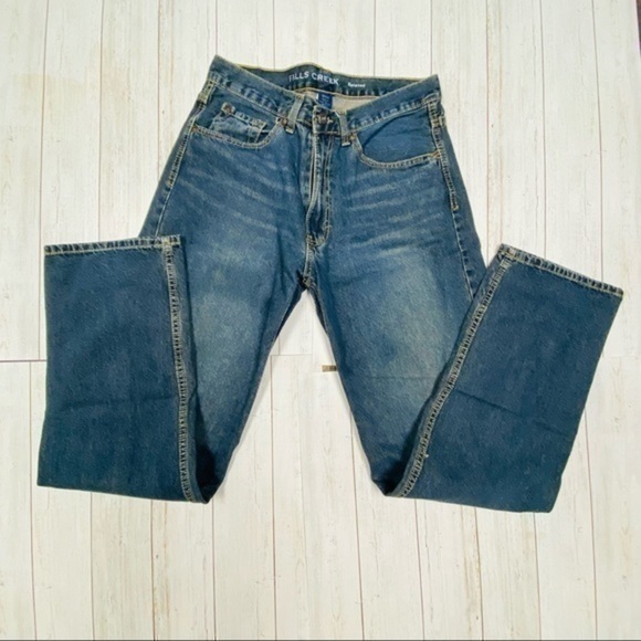 Falls Creek Men’s Blue Straight Denim Jeans. - Picture 5 of 5